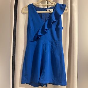 Anthropologie Royal Blue Romper